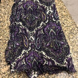 J Crew Purple Paisley scarf/wrap